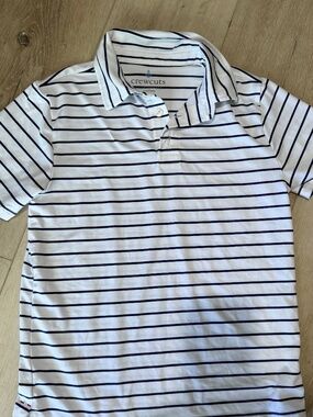 Crewcuts super soft athletic fabric 10-11 boys navy stripes